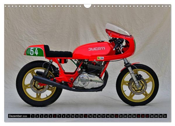 Produktbild: Ducati 500 Sport Desmo (Wandkalender 2026 DIN A3 quer), CALVENDO Monatskalender