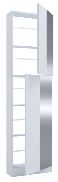 Holz Schuhschrank Schuhkommode Fulisa XL Spiegel