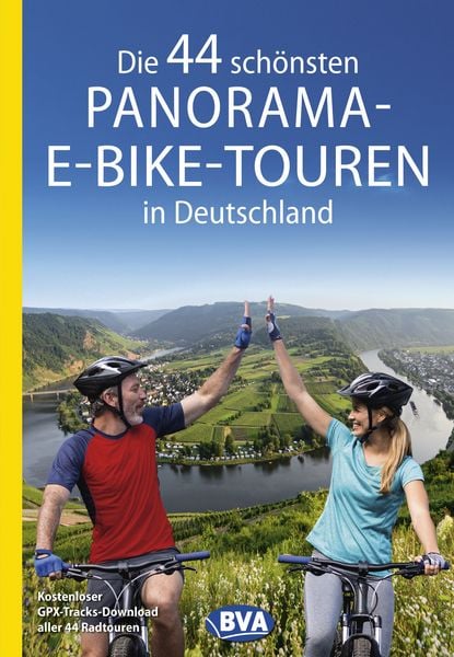 BVA Die 44 schönsten Panorama-E-Bike-Touren in Deutschland, Taschenbuch von , Kompass-Karten, 978-3-96990-080-2