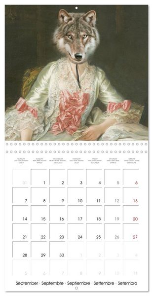 Produktbild: Aristocrat Animals (Wall Calendar 2026 12 &times; 12 Inch) CALVENDO 12 Month Wall Calendar