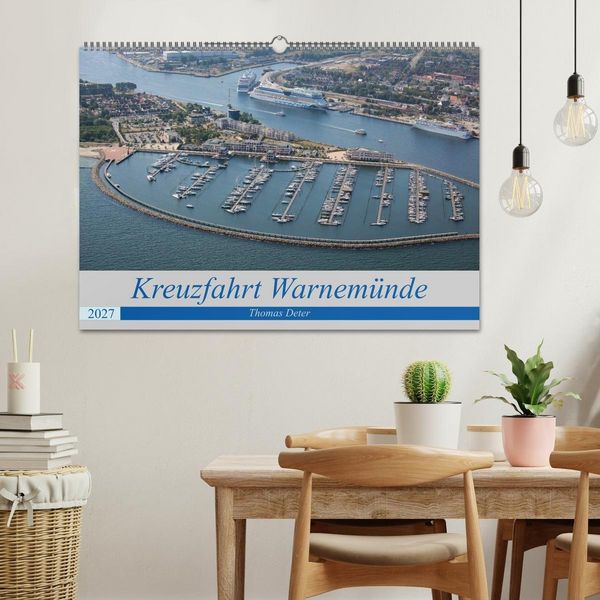 Produktbild: Kreuzfahrt Warnem&uuml;nde (Wandkalender 2027 DIN A2 quer), CALVENDO Monatskalender