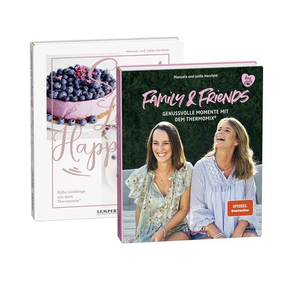Produktbild: Die besten Gl&uuml;cksrezepte, Bundle; Food with Love; Herzfeld, Manuela / Herzfeld, Jo&euml;lle