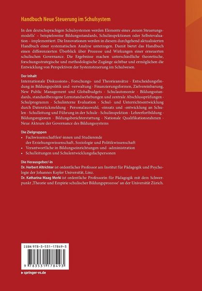 Produktbild: Handbuch Neue Steuerung im Schulsystem