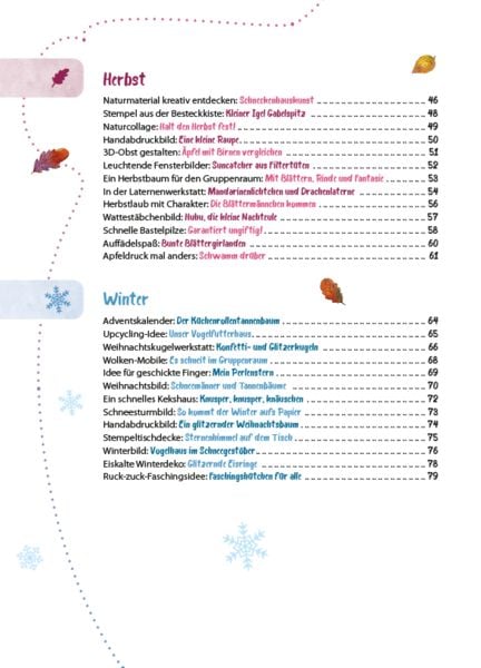 Produktbild: Das Krippen-Jahreszeitenbuch: Kreativ mit allen Sinnen