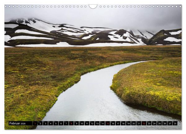 Produktbild: ISLAND 2026 - Faszinierende Landschaften (Wandkalender 2026 DIN A3 quer), CALVENDO Monatskalender