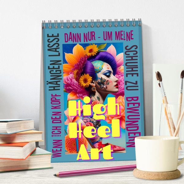 Produktbild: HighHeelArt (Tischkalender 2026 DIN A5 hoch), CALVENDO Monatskalender