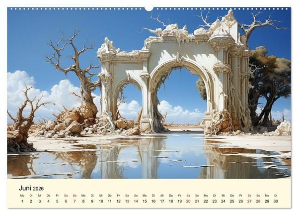 Produktbild: Surreale W&uuml;ste (Wandkalender 2026 DIN A2 quer), CALVENDO Monatskalender