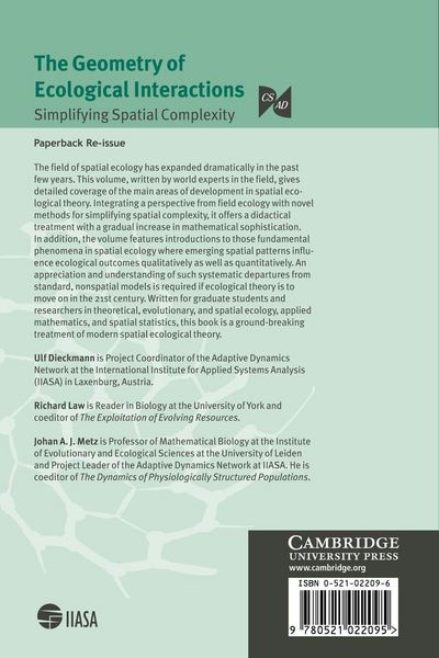 Produktbild: The Geometry of Ecological Interactions