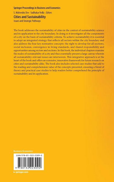 Produktbild: Cities and Sustainability