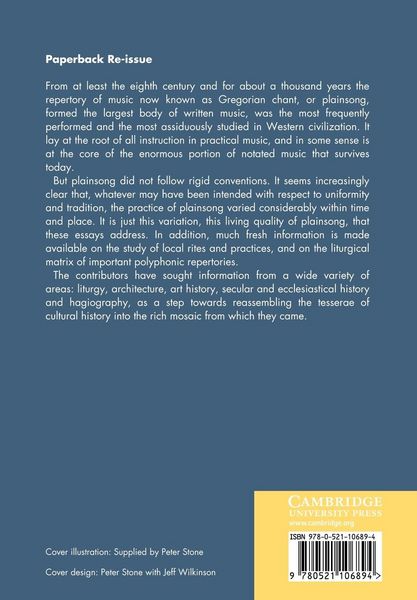 Produktbild: Plainsong in the Age of Polyphony