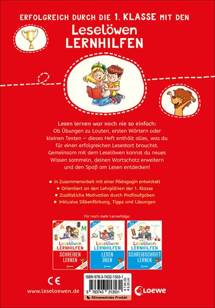 Produktbild: Lesel&ouml;wen Lernhilfen - Lesen lernen - 1. Klasse