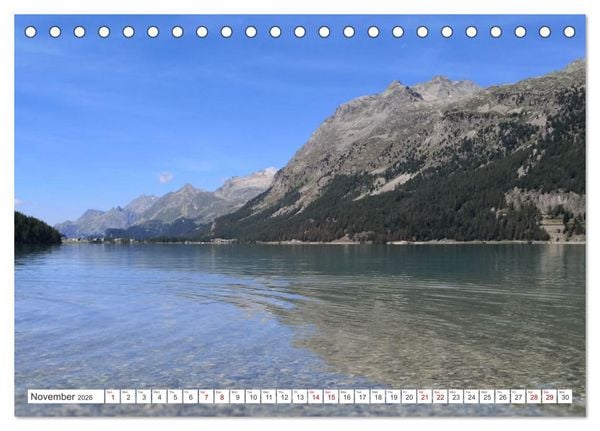 Produktbild: Engadine 2026 - Nature and landscapes (Desk Calendar 2026 DIN A5 landscape), CALVENDO 12 Month DeskCalendar