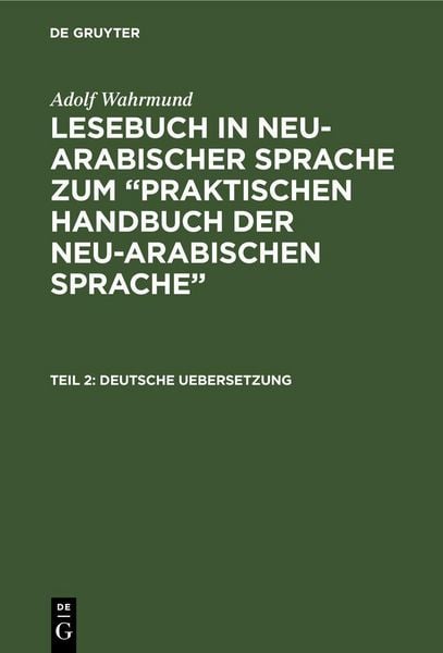 Produktbild: Deutsche Uebersetzung