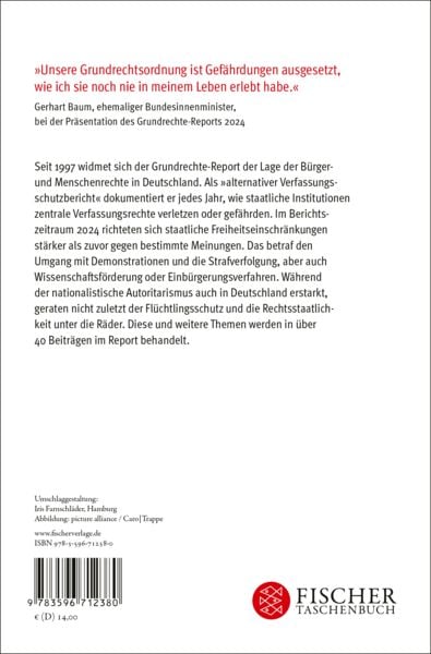 Produktbild: Grundrechte-Report 2025