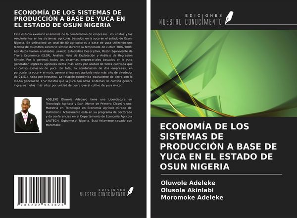 Produktbild: Econom&iacute;a De Los Sistemas De Producci&oacute;n a Base De Yuca En El Estado De Osun Nigeria