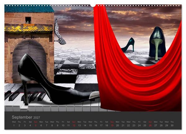Produktbild: Journey in another World - Surreal Impressions (High Quality Premium Wall Calendar 2027 DIN A2 landscape),CALVENDO 12 Month Wall Calendar