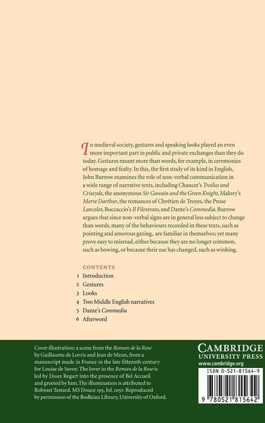 Produktbild: Gestures and Looks in Medieval Narrative
