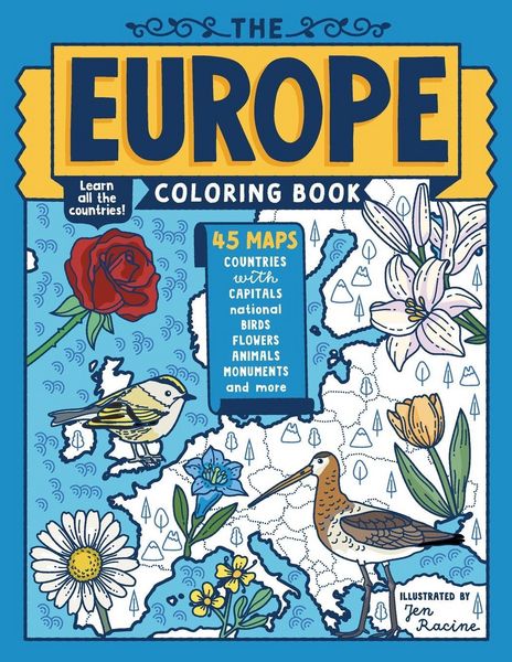 Produktbild: The Europe Coloring Book
