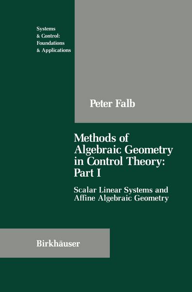 Produktbild: Methods of Algebraic Geometry in Control Theory: Part I