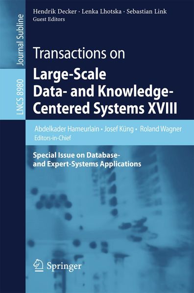 Produktbild: Transactions on Large-Scale Data- and Knowledge-Centered Systems XVIII