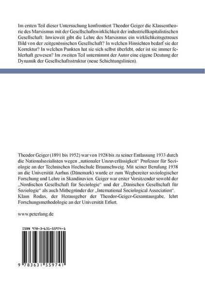 Produktbild: Die Klassengesellschaft im Schmelztiegel