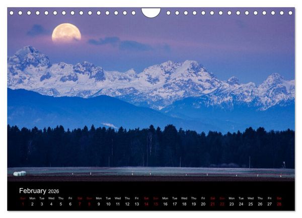 Produktbild: Mountains of Slovenia (Wall Calendar 2026 DIN A4 landscape), CALVENDO 12 Month Wall Calendar