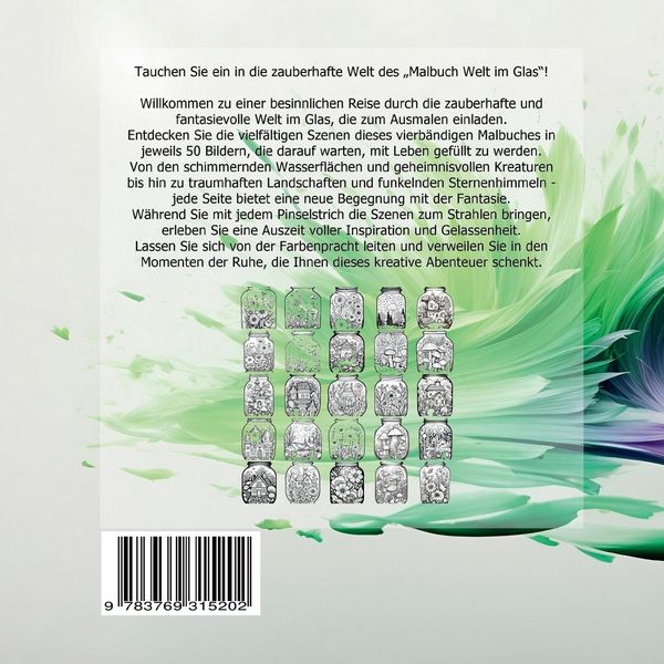 Produktbild: Malbuch Welt im Glas Band 2