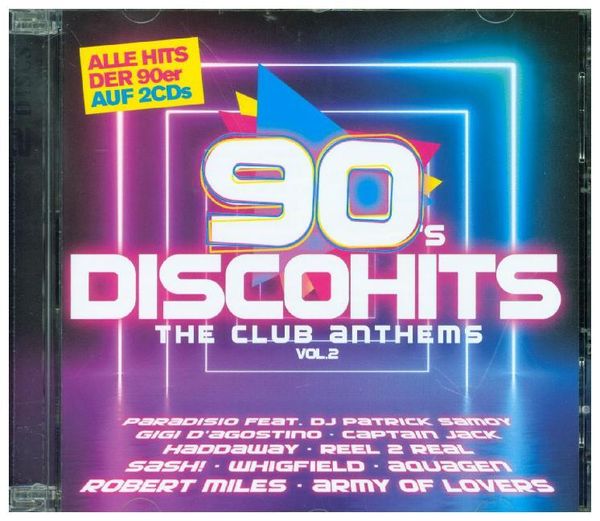 Produktbild: 90s Disco Hits-The Club Antehms Vol.2