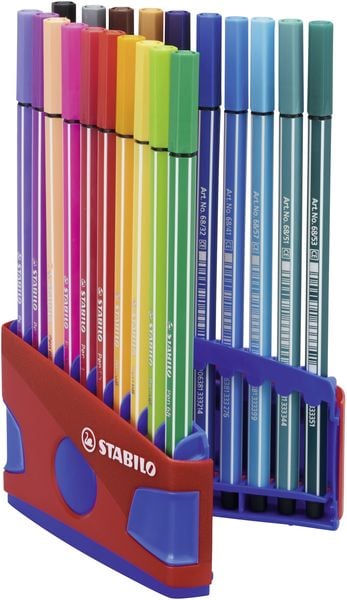 Produktbild: STABILO Premium-Filzstift - Pen 68 - ColorParade - 20er Pack - mit 20 verschiedenen Farben