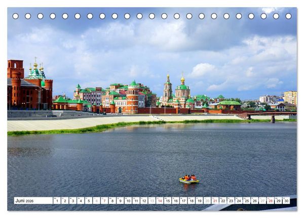 Produktbild: Malerisches Russland - Impressionen aus Joschkar-Ola (Tischkalender 2026 DIN A5 quer), CALVENDO Monatskalender