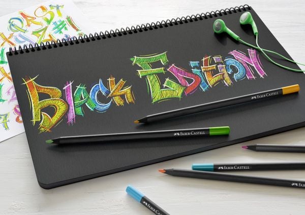 Produktbild: Faber-Castell Buntstifte Black Edition 12er Set
