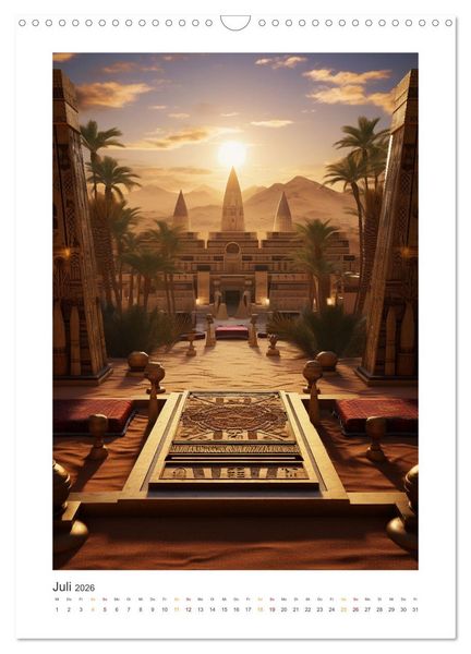 Produktbild: Im alten &Auml;gypten (Wandkalender 2026 DIN A3 hoch), CALVENDO Monatskalender