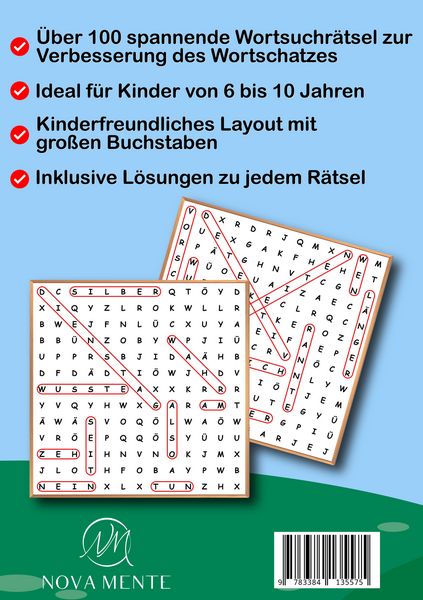 Produktbild: Wortsuchr&auml;tsel f&uuml;r Kinder von 6 bis 10 Jahren
