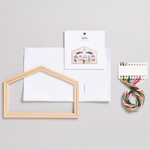 Produktbild: Stickpackung Gez&auml;hlter Kreuzstich,Weihnachtsmarkt
