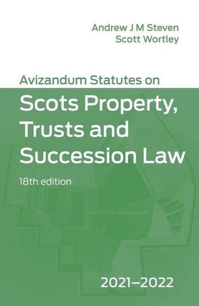Produktbild: Avizandum Statutes on the Scots Law of Property, Trusts & Succession