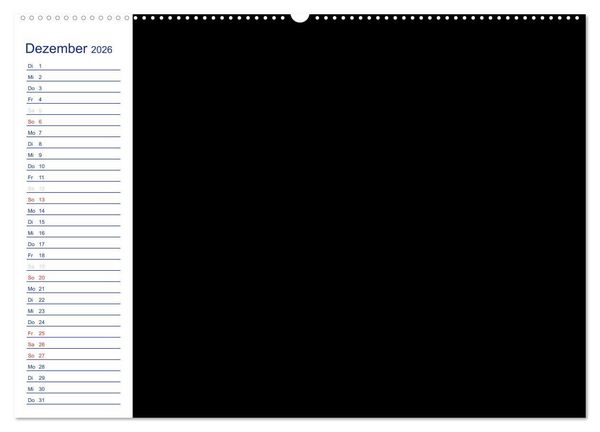 Produktbild: Farbiger Bastelkalender (Wandkalender 2026 DIN A2 quer), CALVENDO Monatskalender