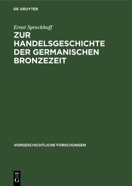 Produktbild: Zur Handelsgeschichte der germanischen Bronzezeit