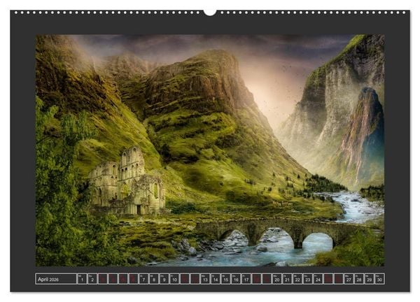 Produktbild: Magische Gefilde (hochwertiger Premium Wandkalender 2026 DIN A2 quer), Kunstdruck in Hochglanz