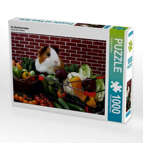 CALVENDO Puzzle Im Gemüseladen | 1000 Teile Lege-Größe 64x48cm Foto-Puzzle für glückliche Stunden