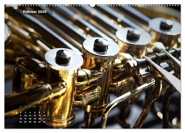 Produktbild: Das Horn, ein herrliches Instrument (hochwertiger Premium Wandkalender 2026 DIN A2 quer), Kunstdruck in Hochglanz