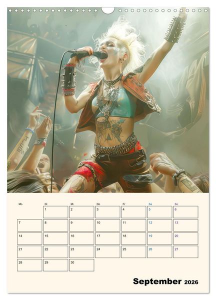 Produktbild: Punkerg&ouml;ren - In Aktion (Wandkalender 2026 DIN A3 hoch), CALVENDO Monatskalender