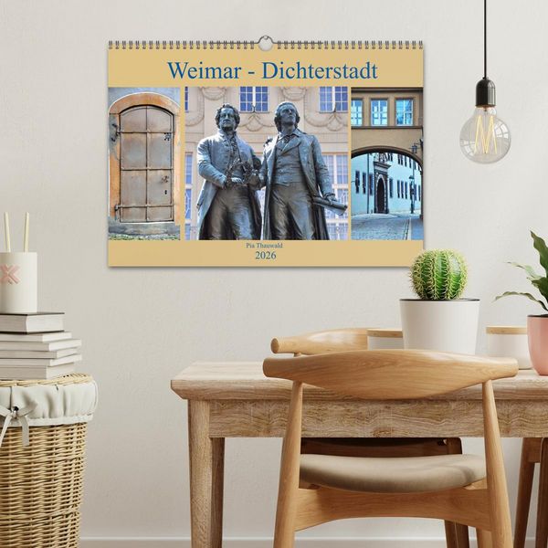 Produktbild: Weimar - Dichterstadt (Wandkalender 2026 DIN A3 quer), CALVENDO Monatskalender