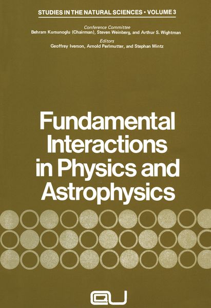 Produktbild: Fundamental Interactions in Physics and Astrophysics