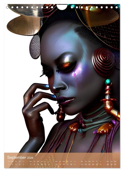 Produktbild: Voodoo Queens (Wall Calendar 2026 DIN A4 portrait), CALVENDO 12 Month Wall Calendar