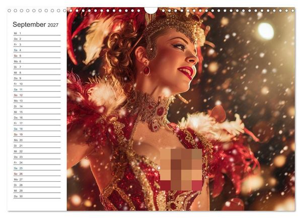 Produktbild: Burlesque Glamour (Wandkalender 2027 DIN A3 quer), CALVENDO Monatskalender