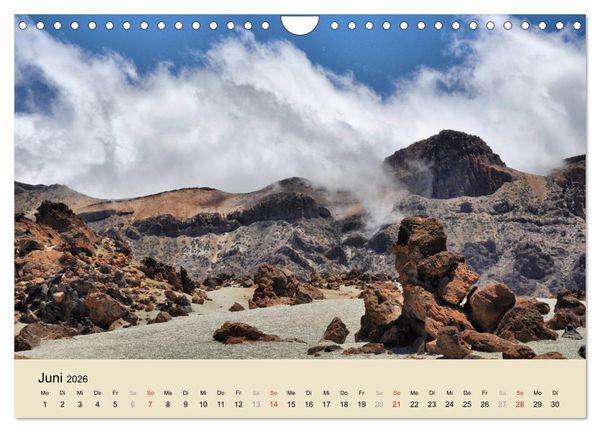 Produktbild: Teneriffa 2026 (Wandkalender 2026 DIN A4 quer), CALVENDO Monatskalender