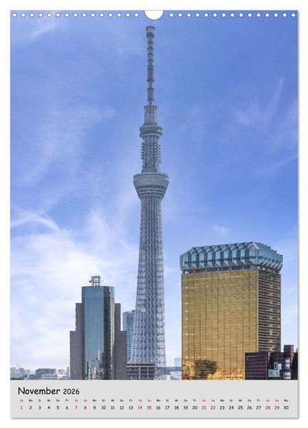 Produktbild: Tokio - Facetten einer Weltstadt (Wandkalender 2026 DIN A3 hoch), CALVENDO Monatskalender