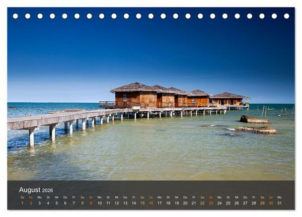 Produktbild: Traumstr&auml;nde in Vietnam (Tischkalender 2026 DIN A5 quer), CALVENDO Monatskalender