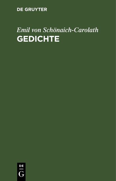 Produktbild: Gedichte