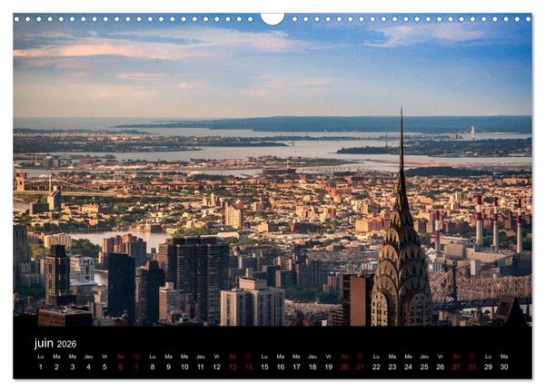 Produktbild: Balade New-Yorkaise, Manhattan (Calendrier mural 2026 DIN A3 vertical), CALVENDO calendrier mensuel